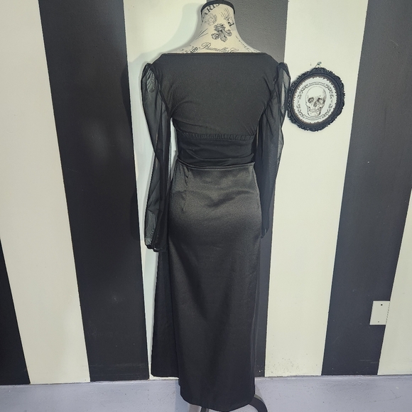 Vintage Black Maxi Skirt - Picture 7 of 10